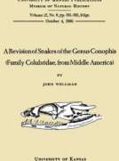 A Revision of Snakes of the Genus Conophis (Family Colubridae, from Middle America)