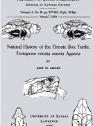 Natural History of the Ornate Box Turtle, Terrapene ornata ornata Agassiz