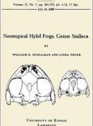 Neotropical Hylid Frogs, Genus Smilisca