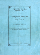 Ex-President John Quincy Adams in Pittsburgh in 1843
Address of Welcome, by Wilson McCandless, and Mr. Adams' Reply; together with a letter from Mr. Adams Relative to Judge Brackenridge's "Modern Chivalry."