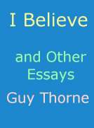 'I Believe' and other essays