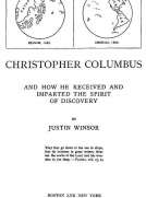 Christopher Columbus and How He Received and Imparted the Spirit of Discovery