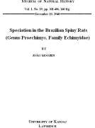 Speciation in the Brazilian Spiny Rats