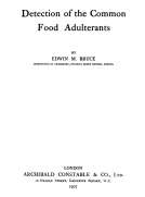 Detection of the Common Food Adulterants