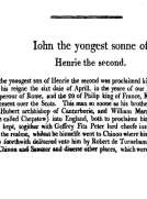 Chronicles of England, Scotland and Ireland (2 of 6): England (7 of 12)
Iohn the Yongest Sonne of Henrie the Second