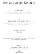 London and the Kingdom - Volume III
A History Derived Mainly from the Archives at Guildhall
in the Custody of the Corporation of the City of London.