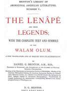 The Lenâpé and their Legends