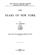 The Pears of New York
