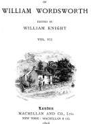 The Poetical Works of William Wordsworth, Vol. VII