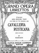 Rustic Chivalry (Cavalleria Rusticana)
Melodrama in One Act