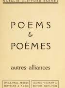 Poems & Poèmes
autres alliances