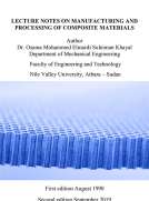 LECTURE NOTES ON MANUFACTURING AND PROCESSING OF COMPOSITE MATERIALS