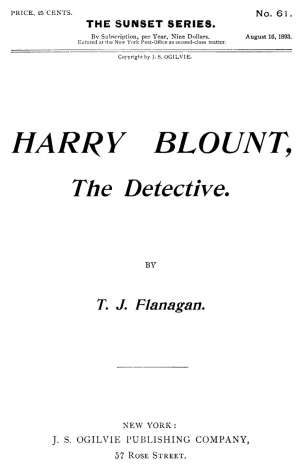 Harry Blount, the Detective
The Martin Mystery Solved