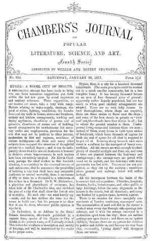 Chambers's Journal of Popular Literature, Science, and Art, No. 682
January 20, 1877.