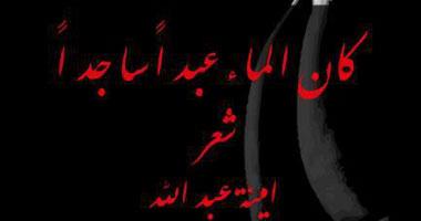 "كان الماء عبدًا ساجدًا".. ديوان شعر في حضرة الثورة والعشق "كان الماء عبدًا ساجدًا".. ديوان شعر في حضرة الثورة والعشق