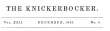 The Knickerbocker, or The New-York Monthly Magazine, December 1843