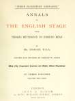 "Their Majesties' Servants." Annals of the English Stage (Volume 1 of 3)