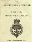Quarterly Journal of Science, Literature and the Arts, July-December, 1827