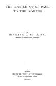 The Expositor's Bible: The Epistle of St Paul to the Romans The Expositor's Bible: The Epistle of St Paul to the Romans