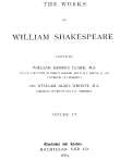 The Works of William Shakespeare [Cambridge Edition] [Vol. 6 of 9 vols.]