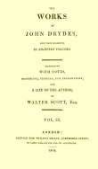 The Works of John Dryden, Vol. 9 (of 18) The Works of John Dryden, Vol. 9 (of 18)