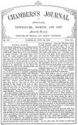 Chambers's Journal of Popular Literature, Science, and Art, No. 709
July 28, 1877