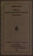 Report of Governor's Representatives for California at Alaska-Yukon-Pacific Exposition Commission
